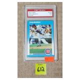1987 Fleer Greg Maddux Card in EMC Grading