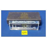 3D London Skyline Crystal Paperweight