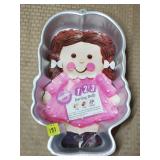 1991 Wilton Darling Dolly Cake Pan w/label
