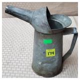 Vintage Galvanized Oil Can