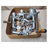 2 Universal Meat Grinders w/ accessories.
