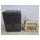 Lot of 2 Vintage Tube Radios - AS IS