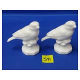 Pair of 2 Bavaria W. Germany Bird Figurines