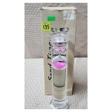 9 5/8" Pink Sand Timer w/ Original Box