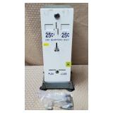 Vintage White Metal Vending Machine