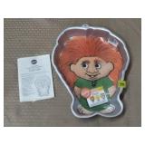 1992 Wilton Troll Cake Pan w/ Label & Booklet