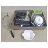 Box Lot of Assorted Kitchenware