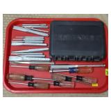 Lot of Craftsman Screwdrivers, Punches, Chisels,