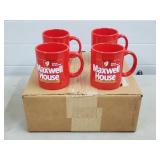 Set of 4 Red Maxwell House Coffee Mugs - NIB