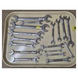 Large Lot of Craftsman Open End Wrenches
