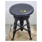 Antique Victorian Piano Stool w/ Claw Feet