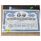 The Lehigh Coal & Navigation Co. Stock Cert.
