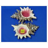 Vintage Sonsco Japan Ceramic Conch Shell