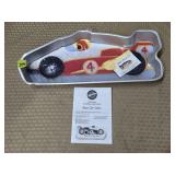 1990 Wilton Race Car Cake Pan w/ Label & Manual