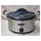 Hamilton Beach Stainless Steel Crockpot w/ Lid