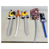Lot of Assorted Toy Swords