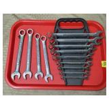 Lot of 2 Craftsman Combination Wrench Sets w/ Racs