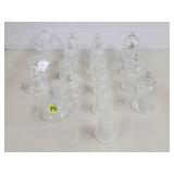 Lot of Assorted Glass Candle Shades