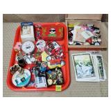 Large Mixed Collectibles, Advertising Vtg Pins Lot