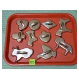 Copper Plated Cookie Cutters