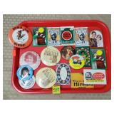 Lot of Advertising Mirrors and Pins