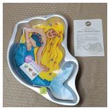 1993 Wilton Merry Mermaid Aluminum Cake Pan