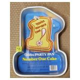 1979 Wilton Number 1 Aluminum Cake Pan