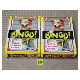 Lot of 2 Sealed 1991 "Bingo!" Movie Trading Cards