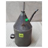 Vintage Metal Oil Can w/ Spout