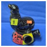 7" H Vtg Seal Figural Handpainted Liquor Set