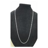 .925 Sterling Italian Milor Necklace, 32" Chain