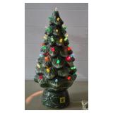 17 1/2" H Vintage Ceramic Christmas Tree