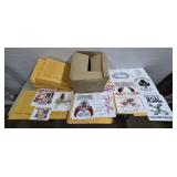 Large Box of Vintage Old New Stock T-Shirt Decals