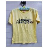 Jerry Garcia Yellow Floral T-Shirt - Size Womens M