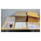 Large Box of Vintage Old New Stock T-Shirt Decals