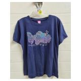 Jerry Garcia Fish Graphic Blue T-Shirt