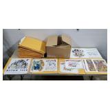 Large Box of Vintage Old New Stock T-Shirt Decals