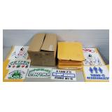 Large Box of Vintage Old New Stock T-Shirt Decals