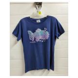 Jerry Garcia Fish Graphic Blue T-Shirt