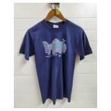 Jerry Garcia Fish Graphic Blue T-Shirt