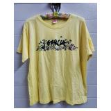 Jerry Garcia Yellow Floral T-Shirt Size XL