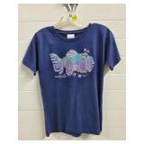 Jerry Garcia Fish Graphic Blue T-Shirt