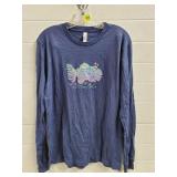 Jerry Garcia Fish Graphic Blue Long Sleeve