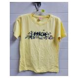 Jerry Garcia Yellow Floral T-Shirt - Size Womens M