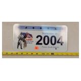 South Dakota Korean War License Plate - Alum