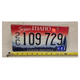 2001 Idaho License Plate - Aluminum