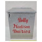 Antique Dolly Madison Milk Bottle Cooler