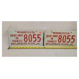 1981 Minnesota Dealer License Plate - Metal
