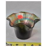 Carnival Green Stippled Rays Ruffled Hat