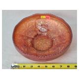Carnival Glass Marigold Bowl 9'